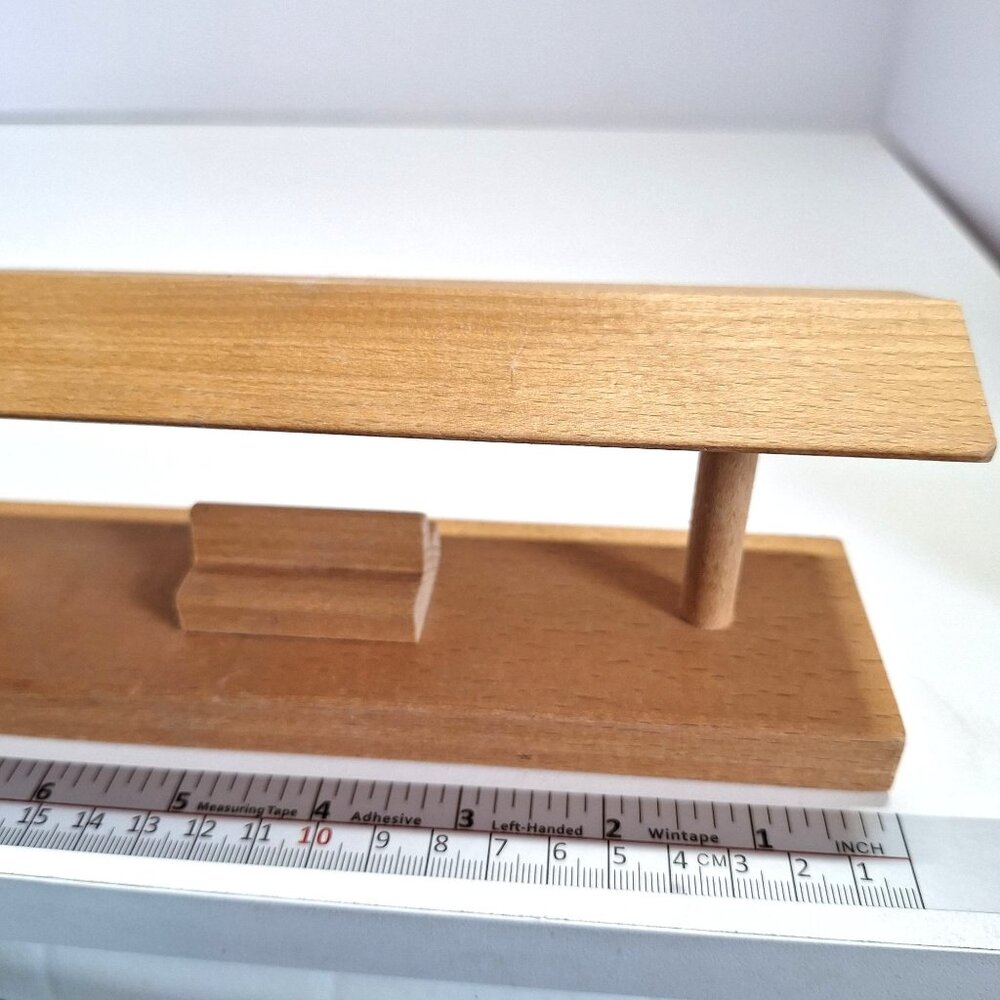 Vintage BRIO Wood Train Station Platform with Bench 8.5" x 3" - Picture 9 of 10